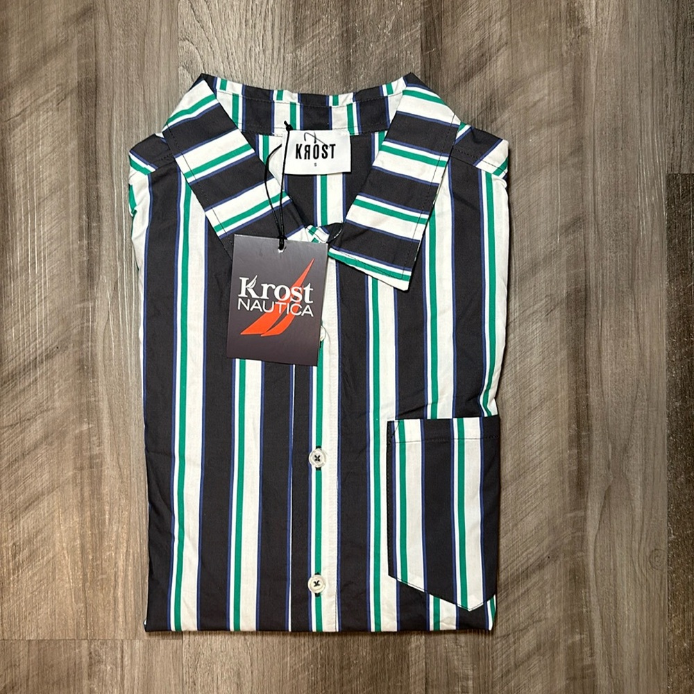 Krost x Nautica Long Sleeve Button Down - Small